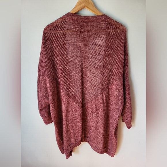 CLEO Raspberry Open Cardigan - Picture 3 of 5